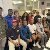 Photo of All competition Participants with Lisa Seymour and Meriam Kakuwaezi